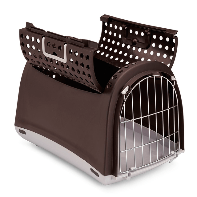 Trasportino Per Cani E Gatti Imac Linus Cabrio | Design Moderno | Apertura Superiore | Made In Italy - Foto 9
