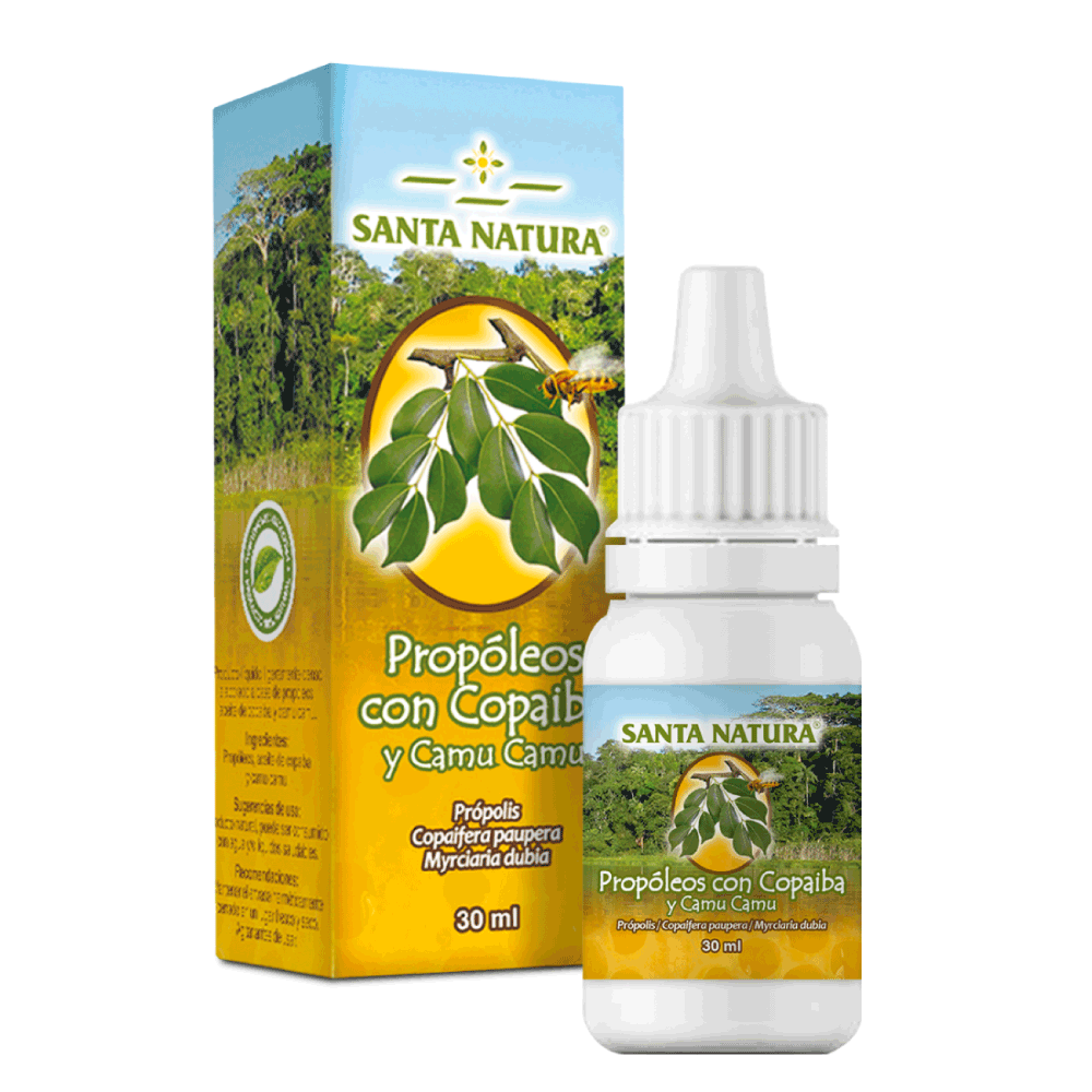 Vitaminas Santa Natura Propóleos Con Copaiba Y Camu Camu 30 ml | 91386