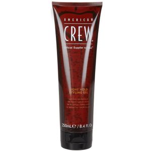 Gel Sin Alcohol Fijación Suave Light Hold Styling Gel American Crew Men 250ml