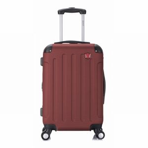 Maleta 51 Cm 10 kg Con Usb Color Vino - INPV