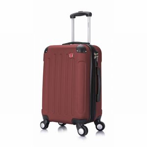 Maleta 51 Cm 10 kg Con Usb Color Vino - INPV