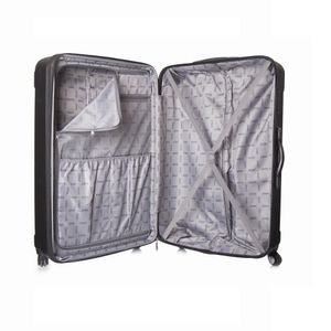 Maletas De Viaje Juego De 2 Con Usb y Balanaza Digital Color Gris Oscuro - INBP
