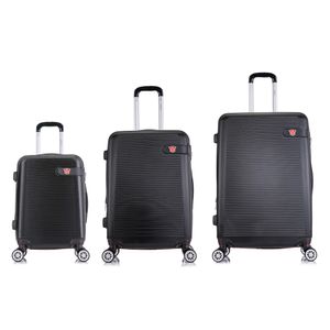 Dukap Maleta De Viaje Barcelona Juego de 3 Negro
