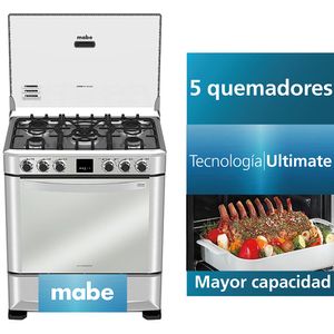 Cocina a Gas MABE 5 Quemadores CMP7670FX0