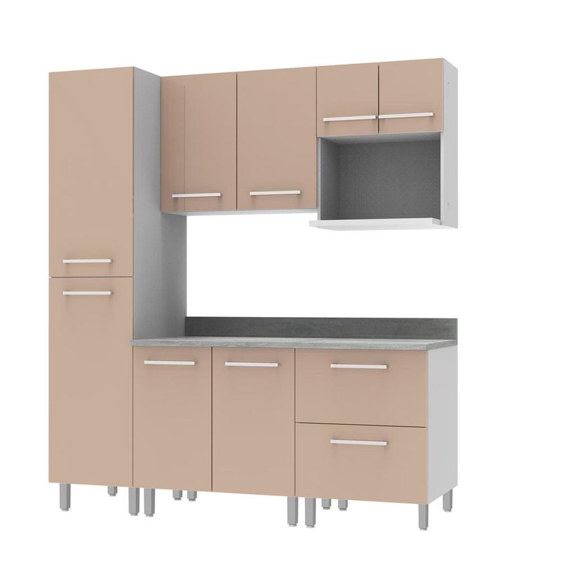 COMBO Muebles De Cocina Modulares 1.85 Metros Mercurio - Real Plaza