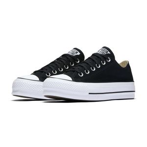 Zapatillas Urbanas Mujer Chuck Taylor All Star Platform Ox Negro
