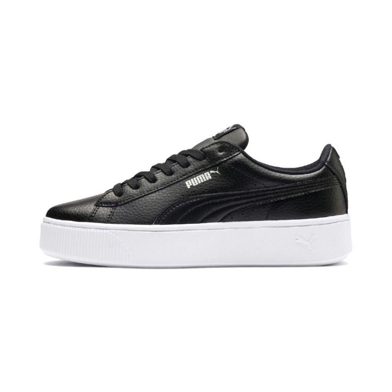 Zapatillas Urbanas Puma Mujer 369143 01 Puma Vikky tacked L Negro Real Plaza