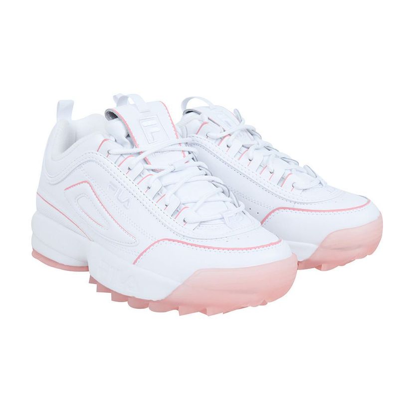 Zapatillas Urbanas Fila Mujer 5fm00719 Disruptor Ii Ice Blanco Real Plaza