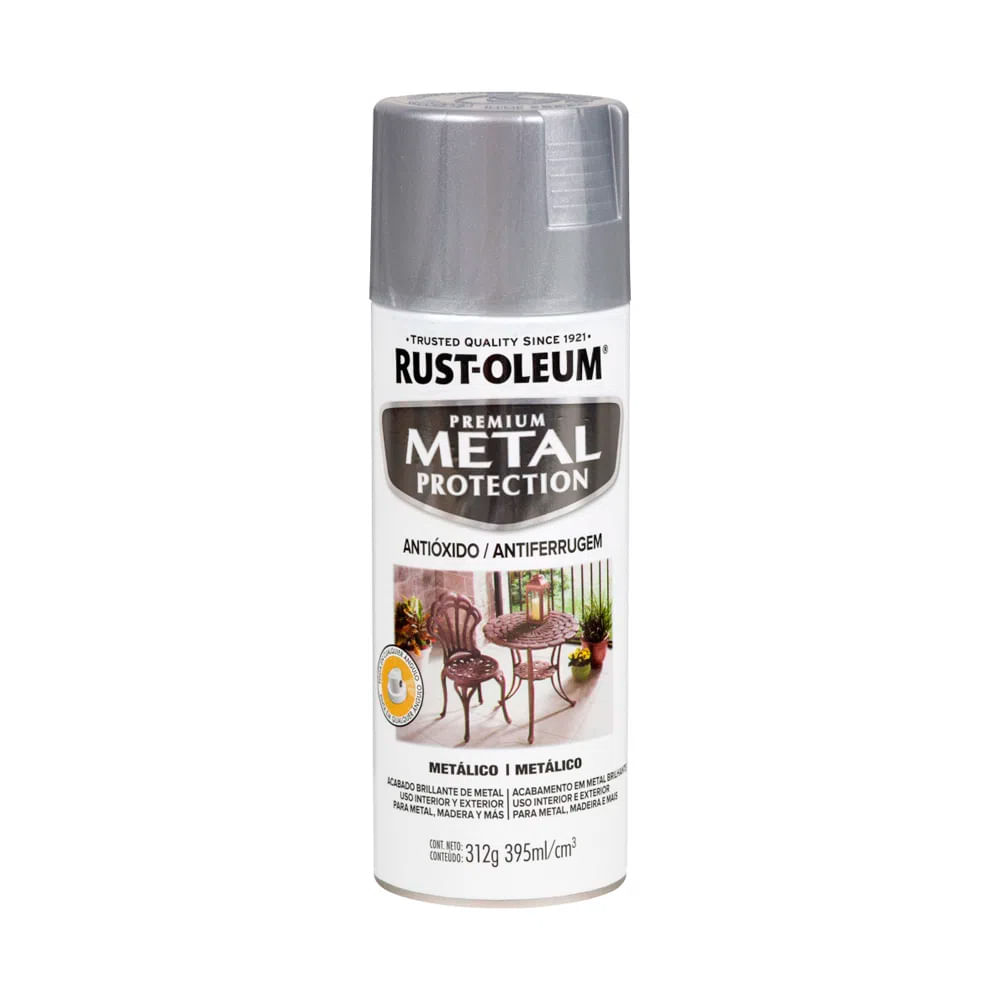 COMBO Spray Metal Protection Metálica Cromo 312gr + Spray Protección  Metálico Plata 312gr | 128750
