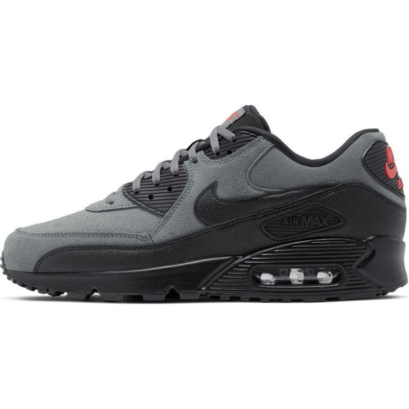 Zapatillas Nike Hombre Aj1285 025 Air Max 90 Essential Gris Real Plaza