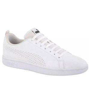 Zapatillas Puma Mujer 368153 01 Smash Ace Blanco