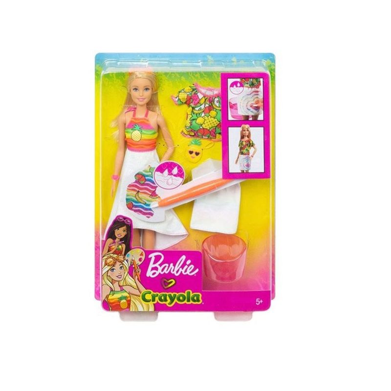 Muñeca Barbie Crayola Sorpresa de Frutas GBK18 Real Plaza - Main Image