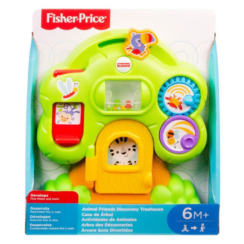 Carro De Actividades Con Animalitos Fisher Price Verde Real Plaza