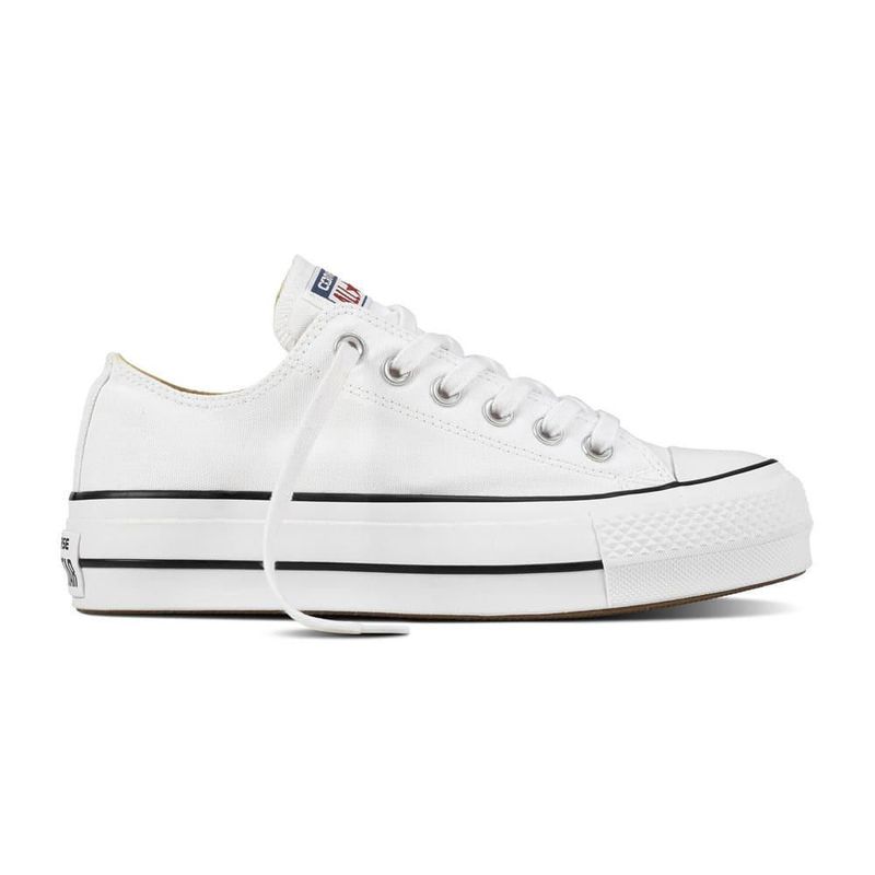Zapatillas Urbanas Mujer Chuck Taylor All Star Platform Ox Blanco