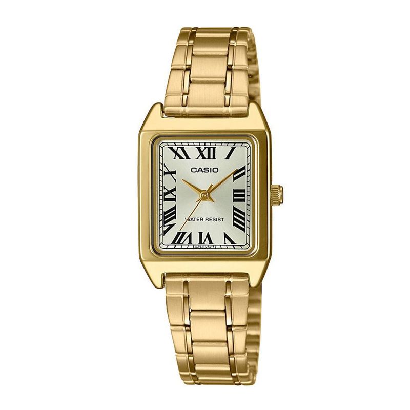 Reloj Casio Mujer Dorado Ltp-1130n-9b Agente Oficial