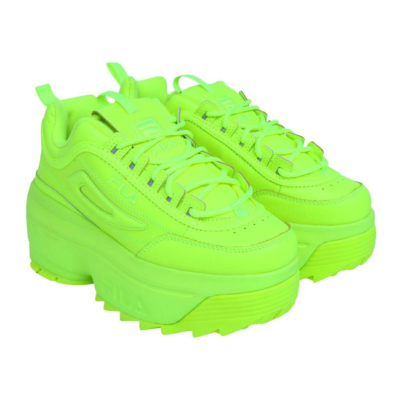 Zapatos fila clearance neon para mujer