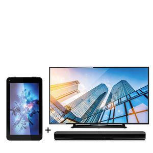 Full HD Smart TV 50" D5542 + Soundbar HTL1190B + Tablet NIT-704QN