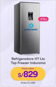 RP_PROMOS QUE RUGEN 20/04/2024_MTF_4_PP Refrigeradora 177 Lts Top Freezer Indurama_20/04/2024_ELECTROHOGAR