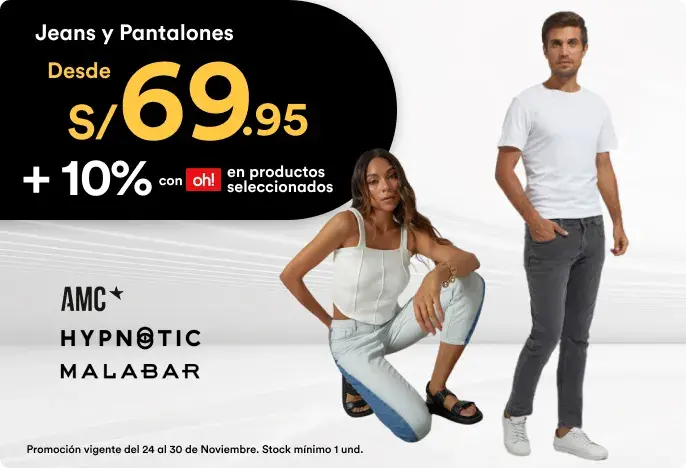 RP_BLACK WEEK 24/11_D5_2_Jeans y Pantalones desde S/. 69.95 + 10% TOH