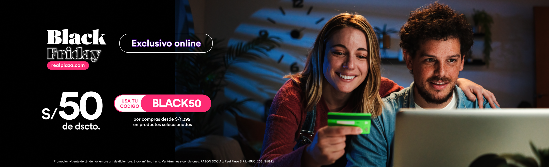 RP_BLACK WEEK_P-HOME_1_CUPON BLACK50_24/11/2025_MULTICATEGORIA