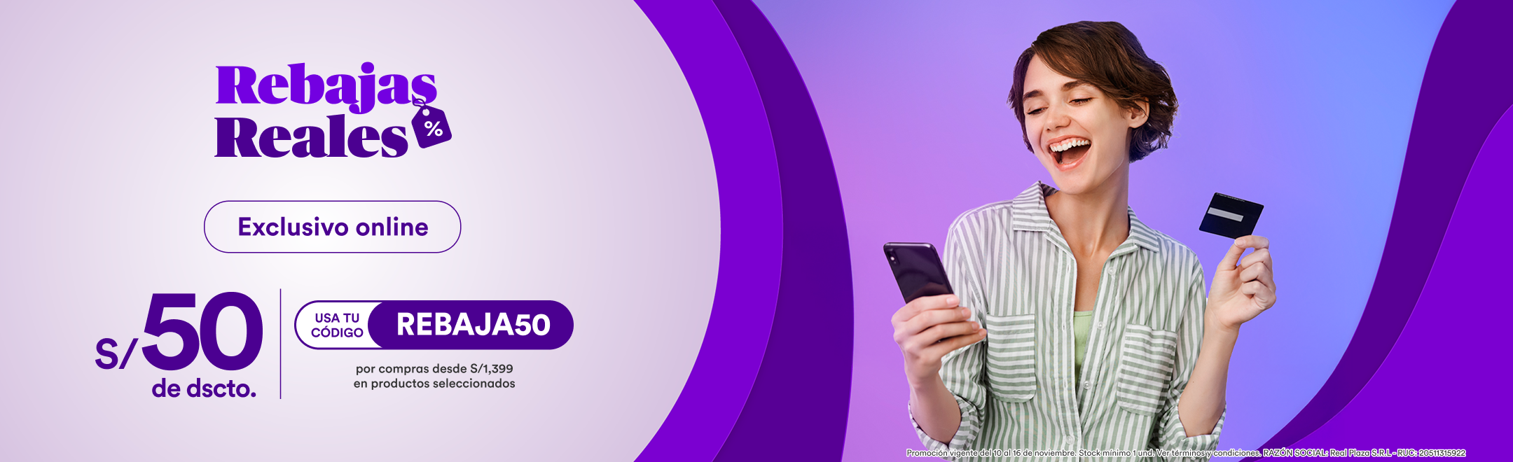 RP_REBAJAS REALES_P-HOME_1_CUPON REBAJA50_10/11/2025_MULTICATEGORIA