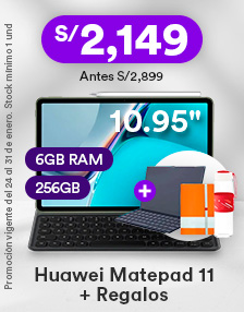 RP_REGRESO A CLASES_D1_6_Tablet Huawei Matepad 11 256GB + Teclado + Pencil + Regalos