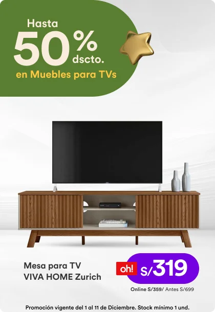 RP_NAVIDAD 01/12_D4_1_Hasta 50% de Dscto. en Muebles para TVs